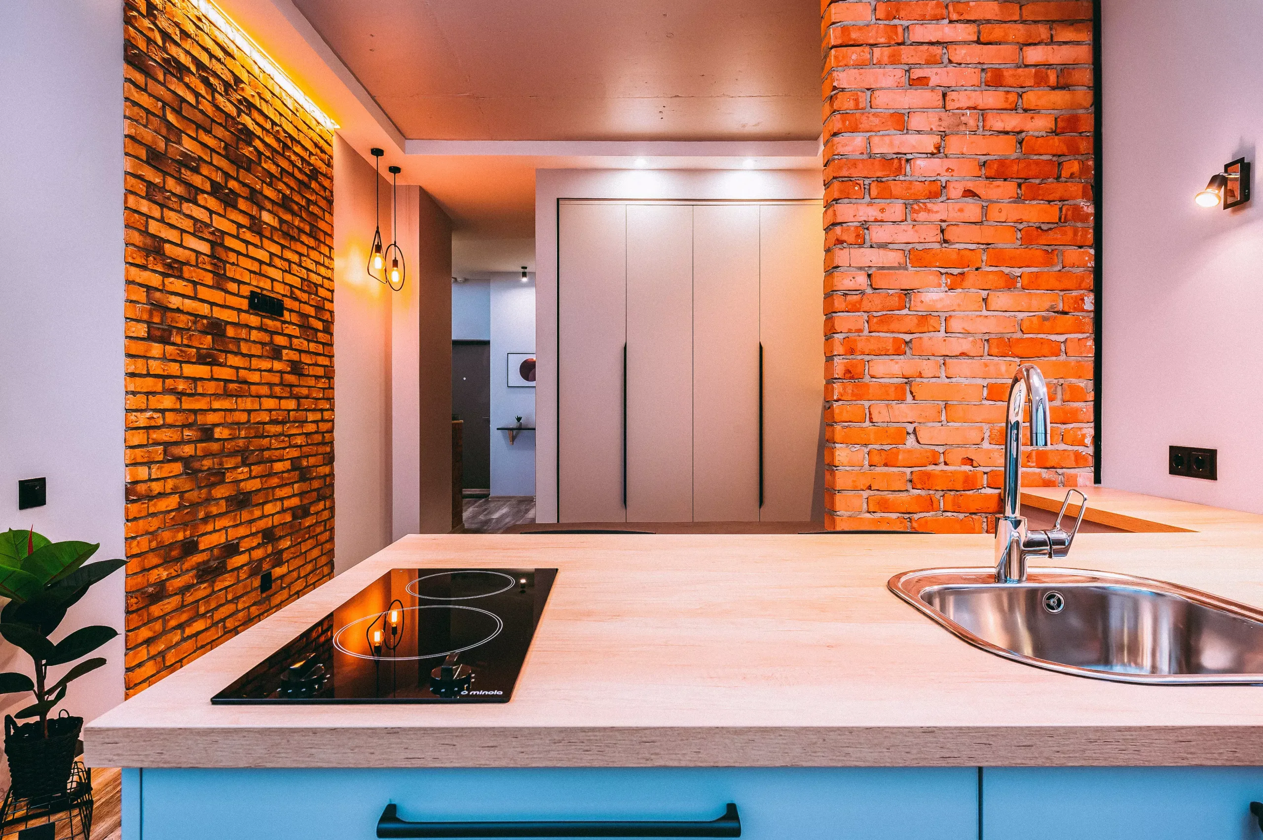 idea de cocina pequeña Aprovechar el espacio de una cocina