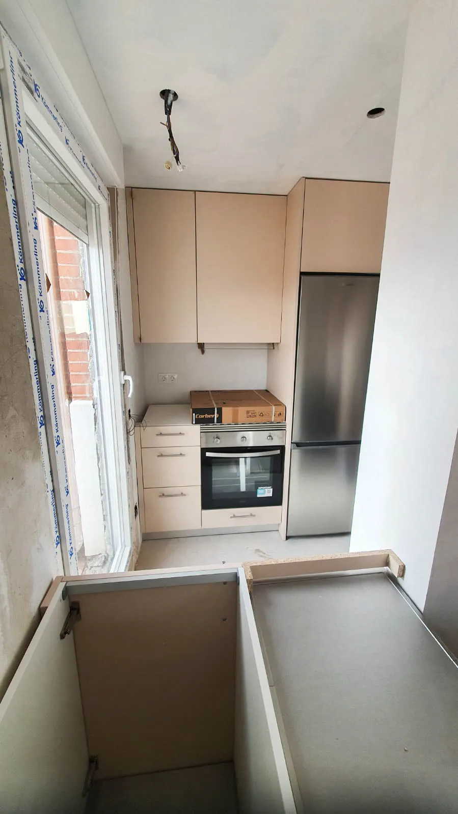 Montaje de cocina en piso antiguo en Madrid Proceso de montaje de cocina en piso antiguo en Madrid